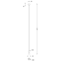 Lampa Wisząca Bingo 11W Czarny + Malachit P0682 MaxLight