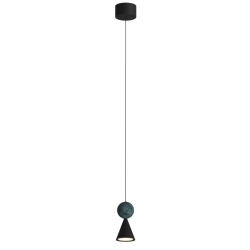Lampa Wisząca Bingo 11W Czarny + Malachit P0682 MaxLight - zdjęcie produktu