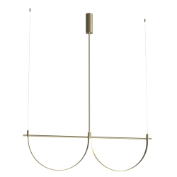 Lampa Wisząca Victoria 40W Złota P0689 MaxLight - zdjęcie produktu