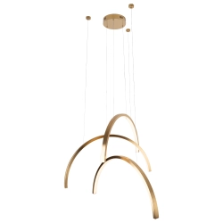 LAMPA WISZĄCA TRIO ARC BRUSHED GOLD P0509 MAXLIGHT - zdjęcie produktu