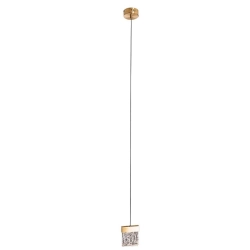 Lampa Wisząca Vetro Brushed Gold P0573D MaxLight - zdjęcie produktu