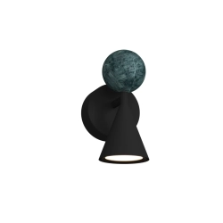 Kinkiet Bingo 5W Czarny + Malachit W0444 MaxLight - zdjęcie produktu