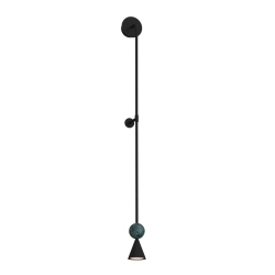 Kinkiet Bingo 5W Czarny + Malachit W0446 MaxLight - zdjęcie produktu