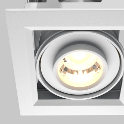 Lampa wpuszczana Metal Modern LED DL093-01-10W3K-W Maytoni - kolor biały - zdjęcie produktu