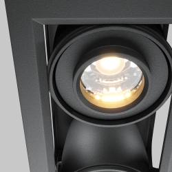 Lampa wpuszczana Metal Modern LED DL093-02-10W3K-B Maytoni - kolor czarny - zdjęcie produktu