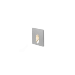 MEMPHIS SQ wpuszczana w ścianę srebrno-szara 230V LED 3W 60° 3000K R12688 Rendl light studio - zdjęcie produktu