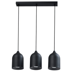 Metalowa lampa wisząca Nilo czarna 3xGU10 LP-0110/3L BK Light Prestige