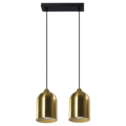 Metalowa lampa wisząca Nilo złota 2xGU10 LP-0110/2L GD Light Prestige