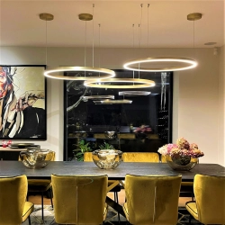Lampa wisząca złota MIDWAY LP-033/1P L GD LIGHT PRESTIGE - zdjęcie produktu