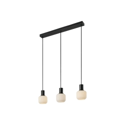 Lampa wisząca Milford 3xE14 czarna 2412623003 Nordlux
