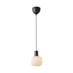 Lampa wisząca Milford 1xE27 czarna 2412613003 Nordlux