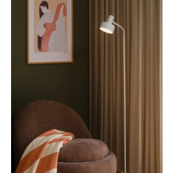 Minimalistyczna lampa podłogowa Matis biała 2512244001 Nordlux