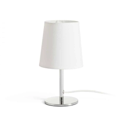 kinkiecik.pl MINNIE stołowa biała chrom 230V E14 15W R13272 Rendl light studio