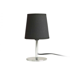 kinkiecik.pl MINNIE stołowa czarna chrom 230V E14 15W R13274 Rendl light studio