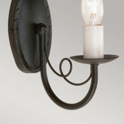 kinkiecik.pl Kinkiet Minster – 1 źródło światła – Czarny MN1-BLACK Elstead Lighting