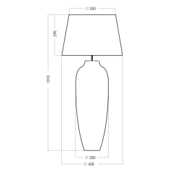 MONACO lampa stołowa L208062257 4Concepts L208062257 - zdjęcie 2