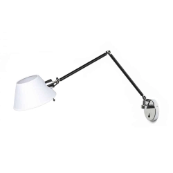 kinkiecik.pl MONTANA ścienna biała/czarna chrom 230V E27 28W R13282 Rendl light studio