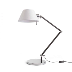 kinkiecik.pl MONTANA stołowa biała/czarna chrom 230V E27 28W R13283 Rendl light studio