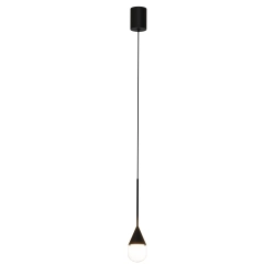 Lampa Wisząca Nata 1xLED czarna PL0104-BK yaskr