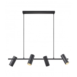 Alanis 4 lampa wisząca, czarna Nordlux 2213423003