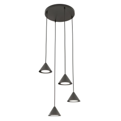 Lampa wisząca ELIT 4 PREMIUM BLACK 1330/4PREM EMIBIG Lighting