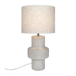 Nowoczesna lampa stołowa Dugan beżowa ceramika 2512655009 Nordlux
