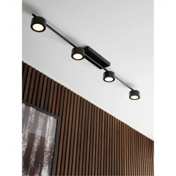 Nowoczesna lampa sufitowa Clyde 4 - Nordlux, czarna 2213530103 - zdjęcie produktu
