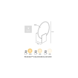 Kinkiet Hester wood foil 2015391014 Nordlux - zdjęcie produktu