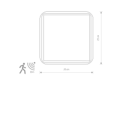 Plafon TAHOE II SENSOR 10040 Nowodvorski - zdjęcie 2