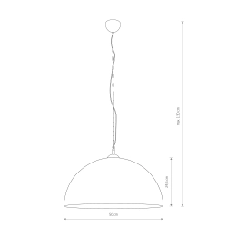 Lampa wisząca HEMISPHERE RUST L rdzawy 6368 Nowodvorski - zdjęcie 2