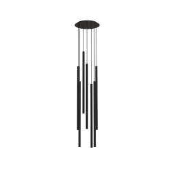 Lampa wisząca LASER BLACK VII 100 7667 Nowodvorski