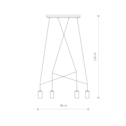 Lampa wisząca IMBRIA IV 7957 Nowodvorski - zdjęcie 2