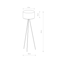 Lampa podłogowa CADILAC I black-gold 7991 Nowodvorski - zdjęcie 2