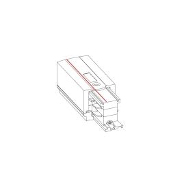 Końcówka zasilająca prawa CTLS POWER END CAP RIGHT WHITE biała 8712 Nowodvorski - zdjęcie 2