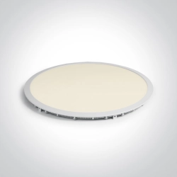 kinkiecik.pl Oprawa podstropowa Round Recessed Panel 48W 10148PE/W/W ONE LIGHT 3000K 60cm