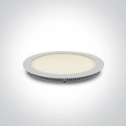 kinkiecik.pl Oprawa podstropowa Round Recessed Panels 18-40W 10118FA/W/W ONE LIGHT 3000K