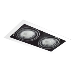 Oprawa stropowa Nova 2 (white/black) ES111 AZ2877 AZZARDO