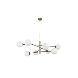 Lampa wisząca Oviedo 8 (gold/black) AZ4423 AZZARDO
