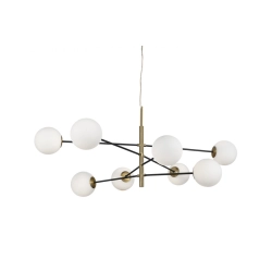 Lampa wisząca Oviedo 8 (gold/black) AZ4423 AZZARDO