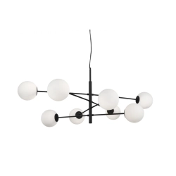 Lampa wisząca Oviedo 8 (black/black) AZ4422 AZZARDO