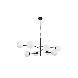 Lampa wisząca Oviedo 8 (black/black) AZ4422 AZZARDO