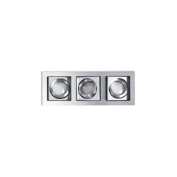 Lampa wpuszczana PACO 3 AZ0801 aluminium AZZARDO
