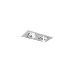 PASADENA G53 SQ II aluminium szczotkowane 12V G53 2x50W R12704 Rendl light studio - zdjęcie produktu
