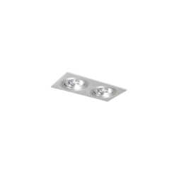 PASADENA G53 SQ II aluminium szczotkowane 12V G53 2x50W R12704 Rendl light studio - zdjęcie produktu