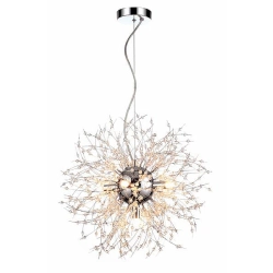 Pearls lampa wisząca 5 pł chrom 325305-06 Reality - zdjęcie produktu