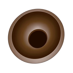 Plafon COCO 40 cm coffee LED LP-0508/1C-40 CF Light Prestige