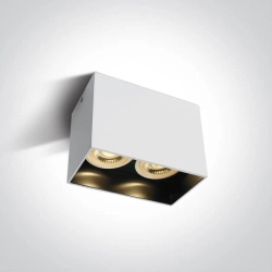 kinkiecik.pl Plafon GU10 Dark Light 12205NA/W ONE LIGHT
