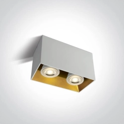 kinkiecik.pl Plafon GU10 Decorative Square Cylinders 12205TA/W ONE LIGHT