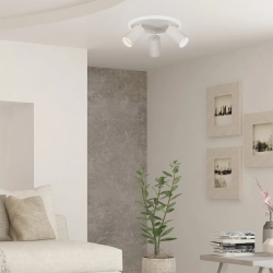 Plafon Parma 3xGU10 + 1xLED CCT biała LP-0612/3C Round WH LIGHT PRESTIGE