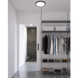 Plafon sufitowy Liva Smart IP54 Nordlux, czarny 2110826103 Nordlux